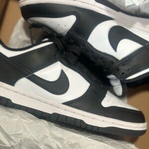 Nike dunks panda (never worn still in box)